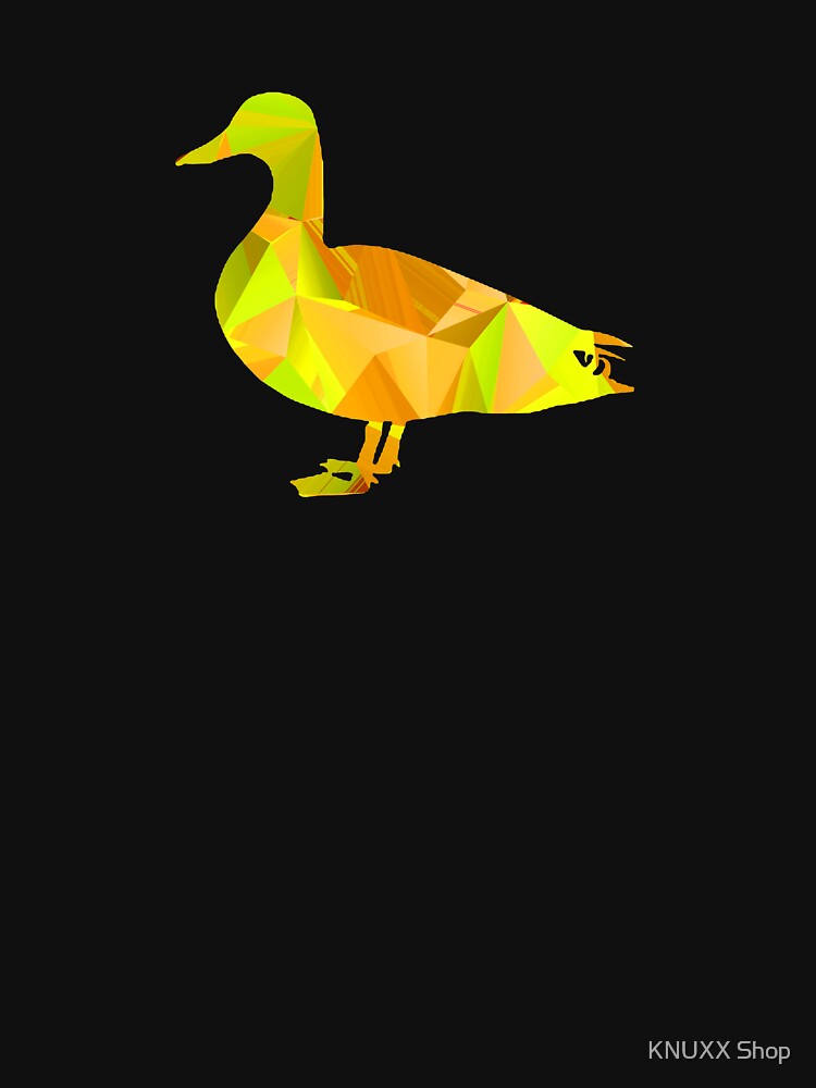 I Love Ducks Orange Yellow Fowl Waterfowl Hunter Quack Geometric by KNUXX Shop