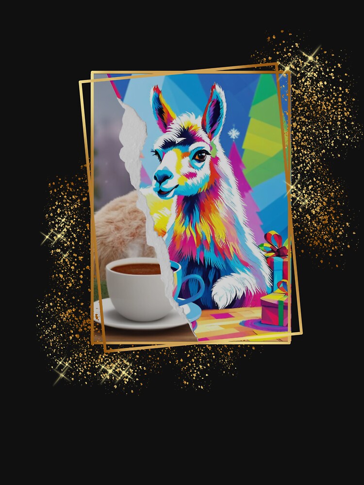 Christmas Llama Coffee Bliss by Crafty Capers Drift