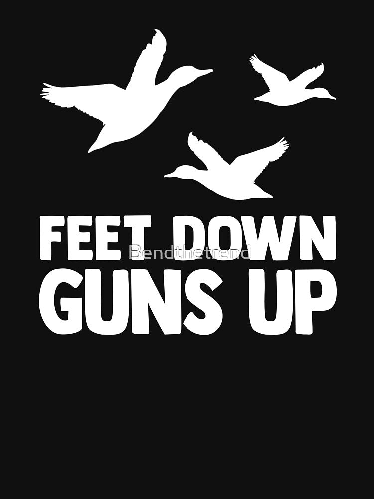 Feet Down Guns Up Funny Water Ducklings by Bendthetrend