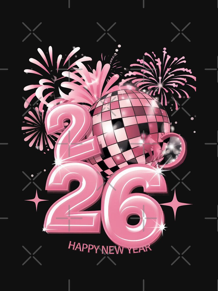 Pink Disco Ball 2026 by sandrahofer-art