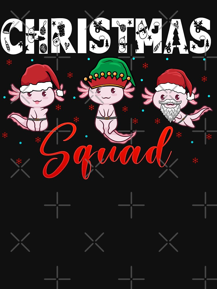 Christmas Axolotl Squad Xmas Novelty by Nzgiftsandmore