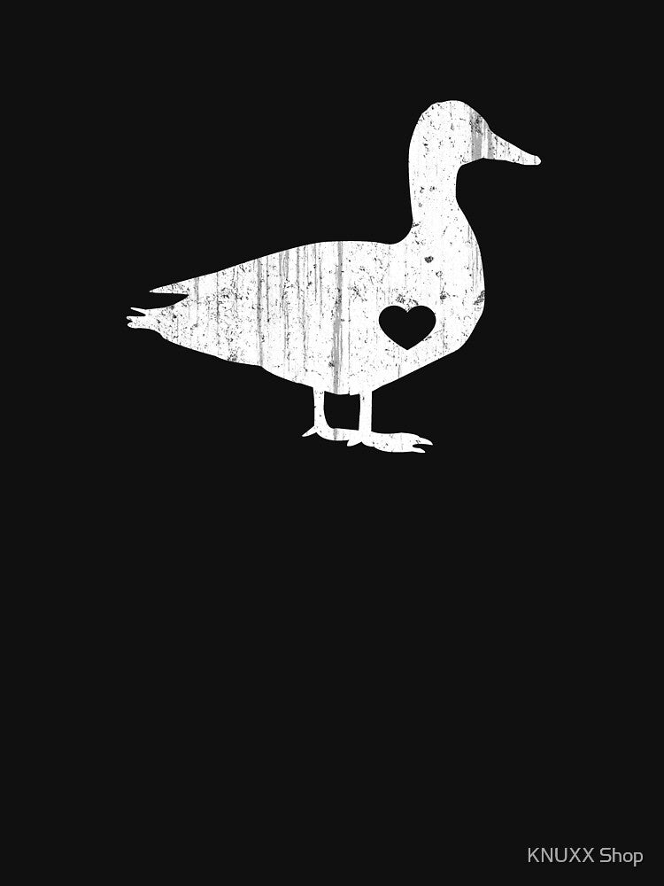 I Love Ducks White Fowl Waterfowl Hunter Quack by KNUXX Shop