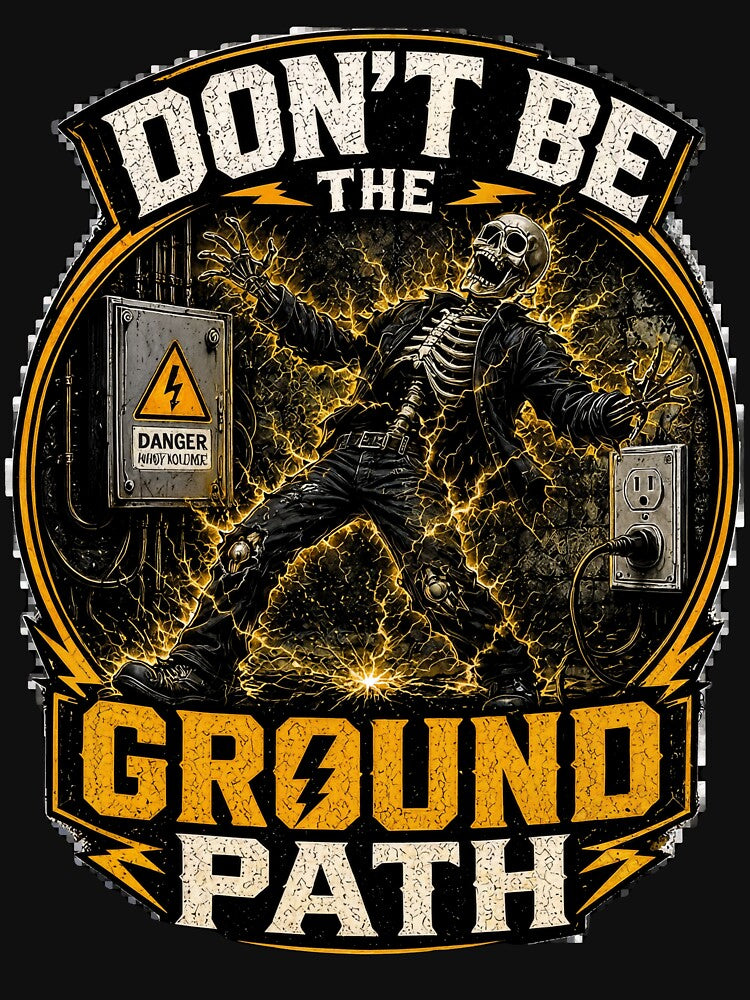 "Don't Be The Ground Path – Skeleton Tee Design" by JAR Designs and Development