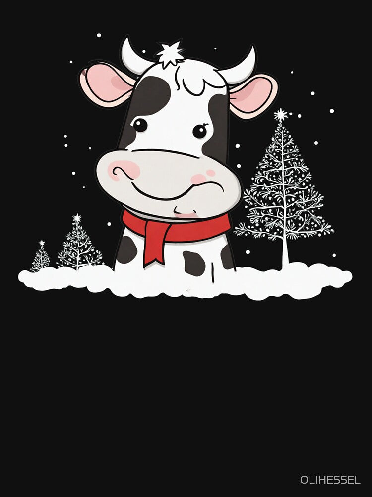 Mooey Christmas Cow by OLIHESSEL