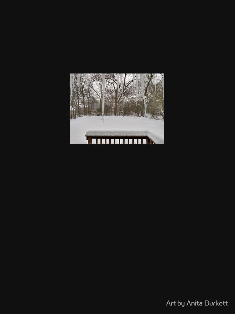 Icicles and Snow by Art by Anita Burkett