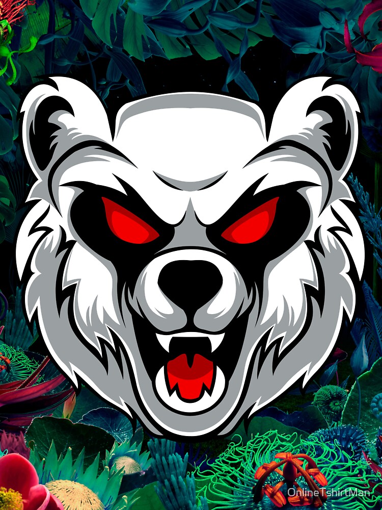 BEAR GRAPHIC RED HOT POLAR BEAR PEPPER DESIGN by OnlineTshirtMan