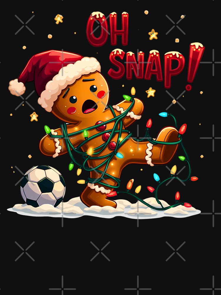 oh snap gingerbread man merry Christmas 2024 by VividDripCo