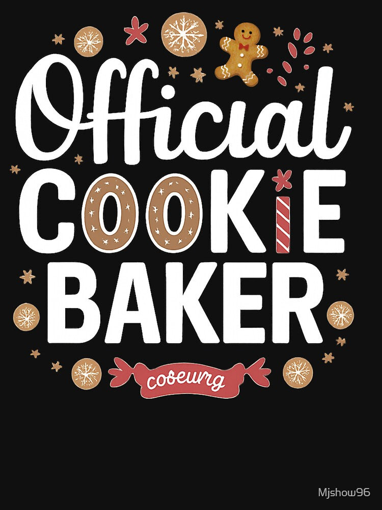 Official Cookie Baker – Funny Christmas Baking Design by Mjshow96