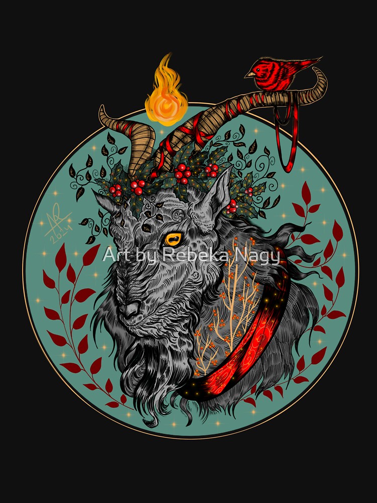 Yule Goat by Art by Rebeka Nagy