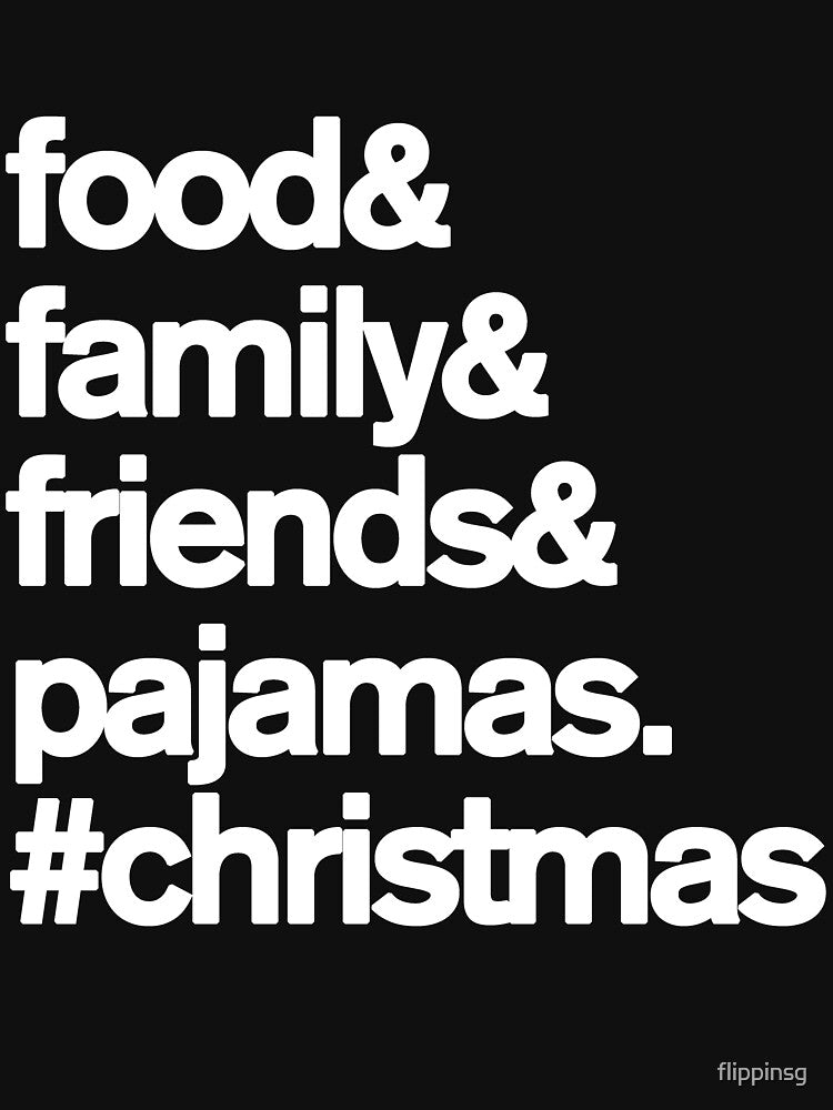 Food Family Friends Pajamas Christmas by flippinsg