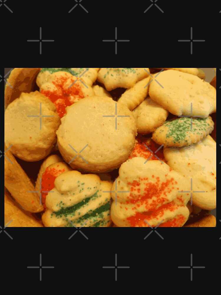 Christmas cookies with sugar sprinkles by someartworker