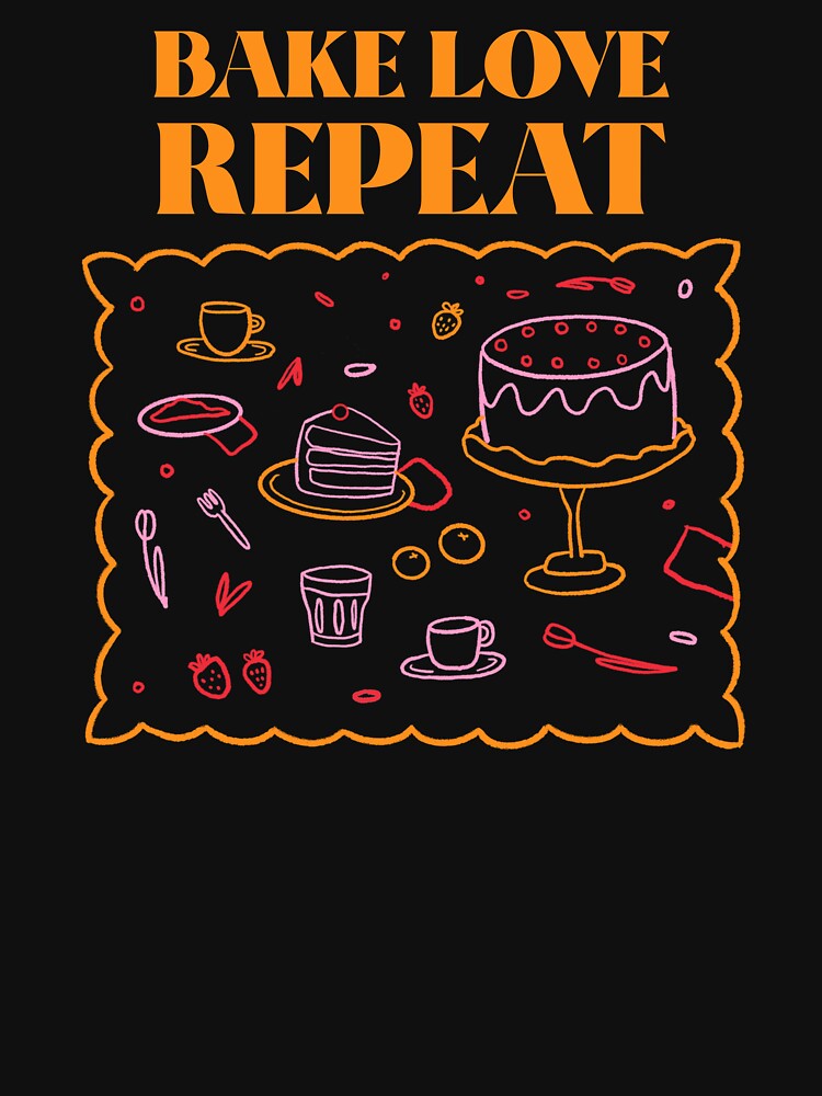 Bake Love Repeat Baking Mom by DomTeesHaven