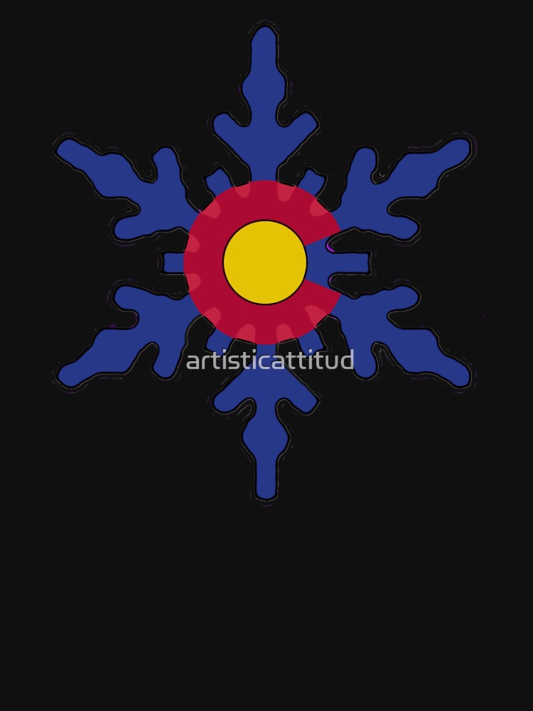 Colorado flag snowflake by artisticattitud