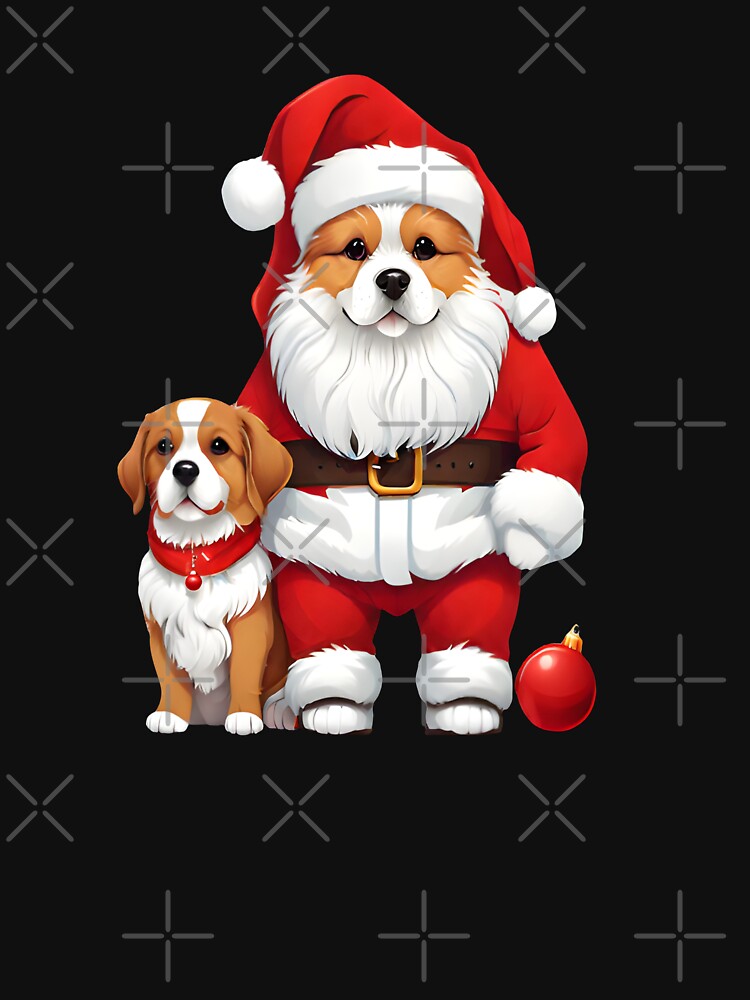 Christmas Santa Dogs Celebration by Creative.Shop