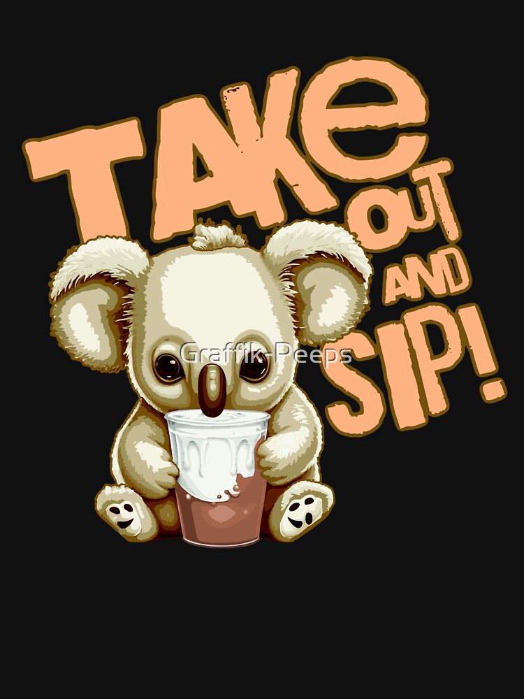 Hot Chocolate Koala Take Out And Sip by Graffik-Peeps
