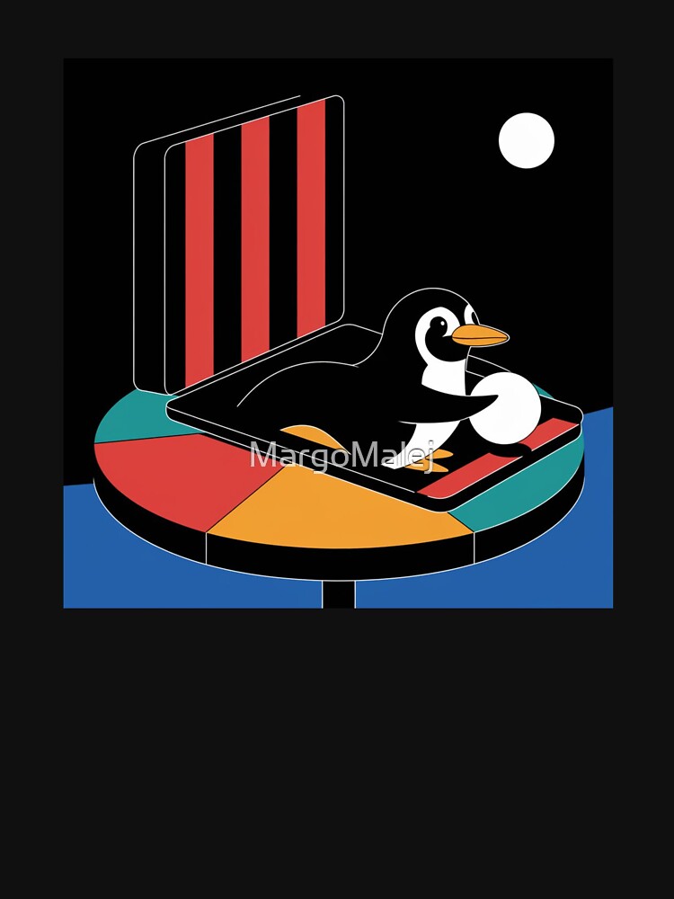 Penguin in colors by MargoMalej