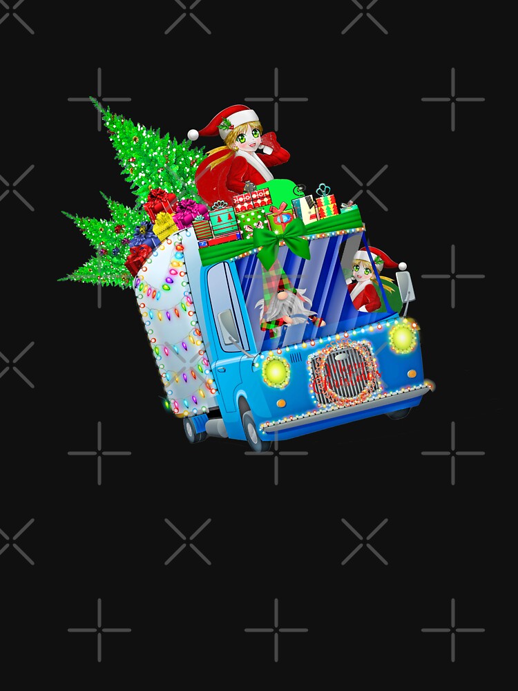 christmas elf riding monster truck by Polla-Shirt