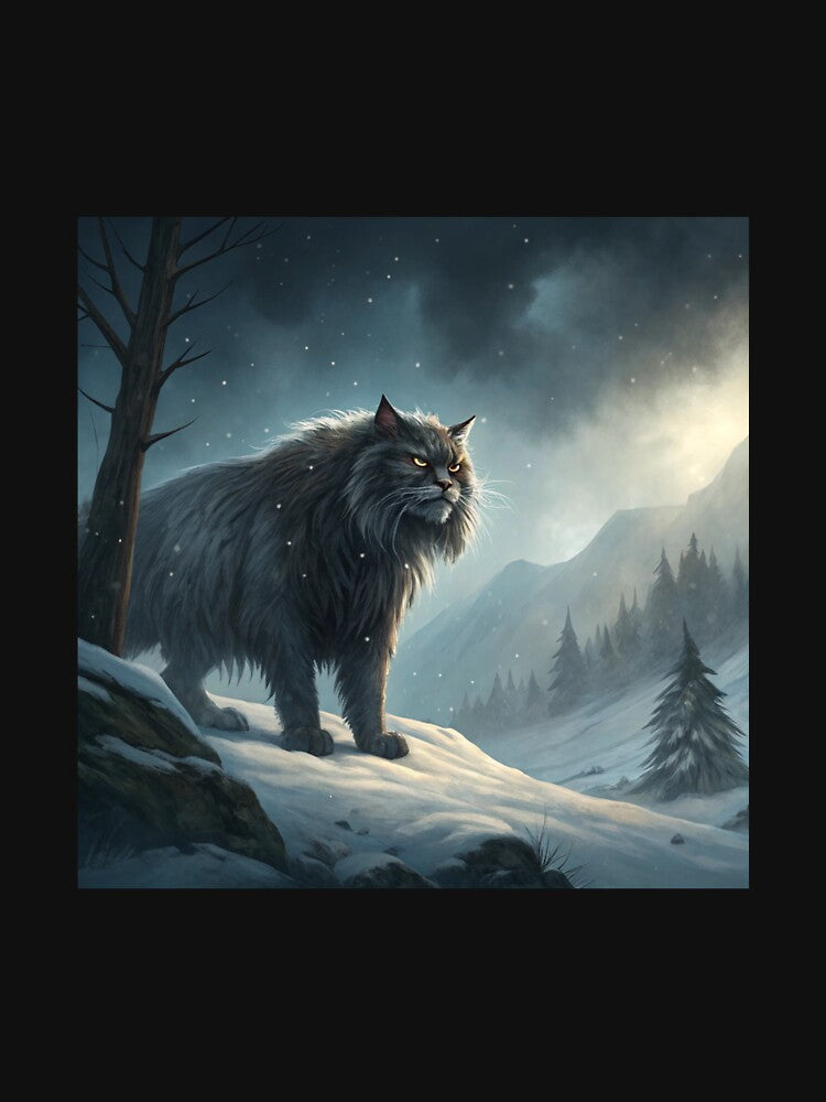 Jólakötturinn (Yule Cat) 02 by AIfolklore