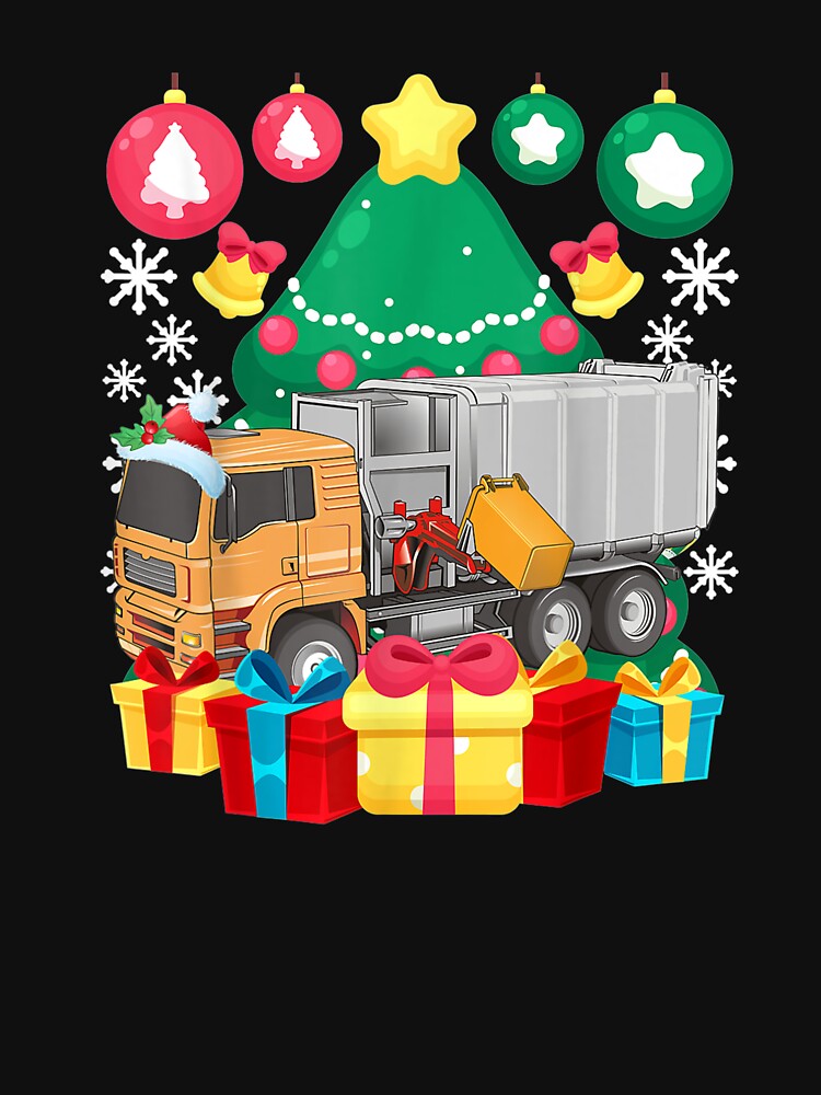 Garbage Truck Christmas Tree Lights Ornaments Xmas by lishakaren