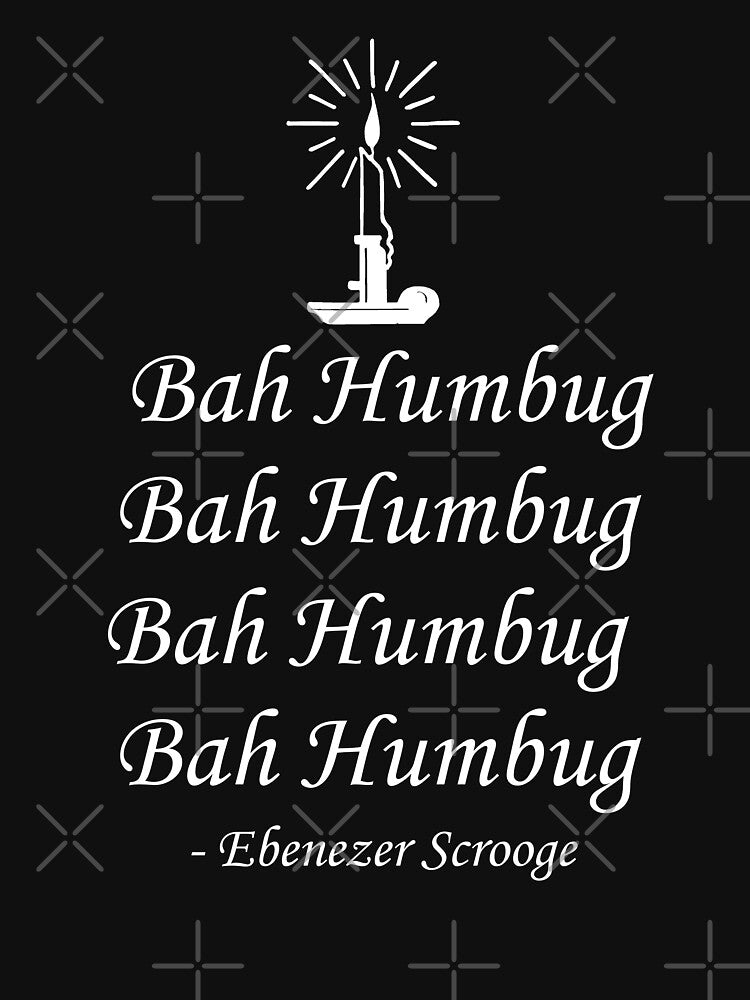 Bah Humbug In White, Christmas Carol by Some Little Good