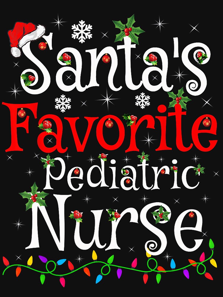 Classic Nurse Christmas Santas Vintage Merry Retro Favorite by Olincristie