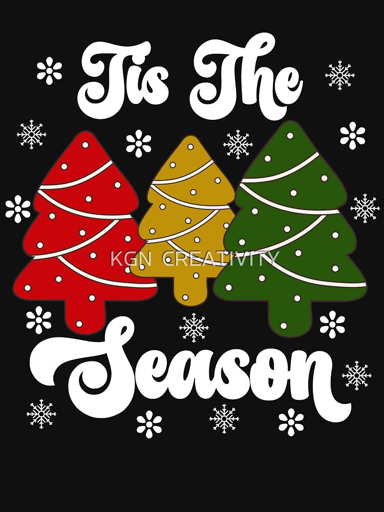 Tis' The Season Christmas Tree Cakes Debbie Xmas T-Shirt by KGN  CREATIVITY