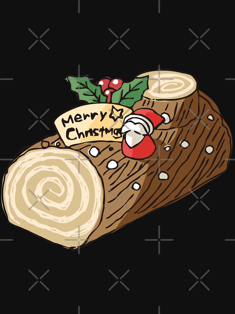 Cartoon Merry Christmas Chocolate cake by RaionKeiji
