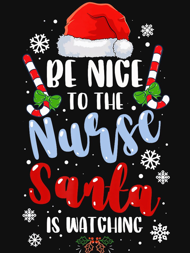 is Santa Be Classic Nice Vintage Christmas Nurse Nurse To Watching Retro The by FrankyTepper