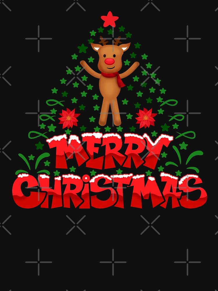 Merry Christmas Reindeer kawaii animal by MisPuHoney