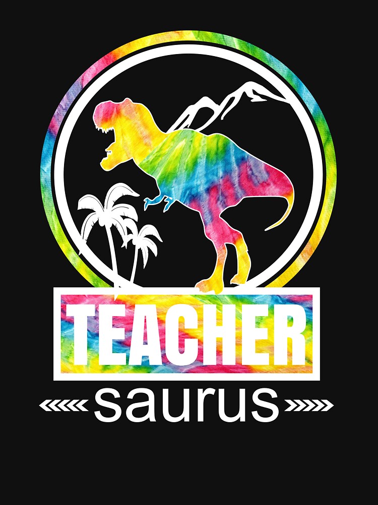 Teachersaurus Dinosaur Funny Teacher School Cute Design by Sapphire Star