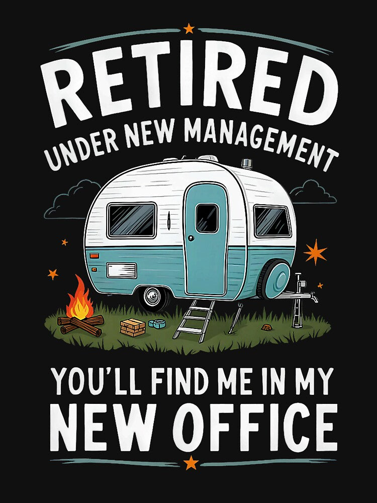 Retirement Retired Funny Camper Camp Camping by FrankBaird Unisex
