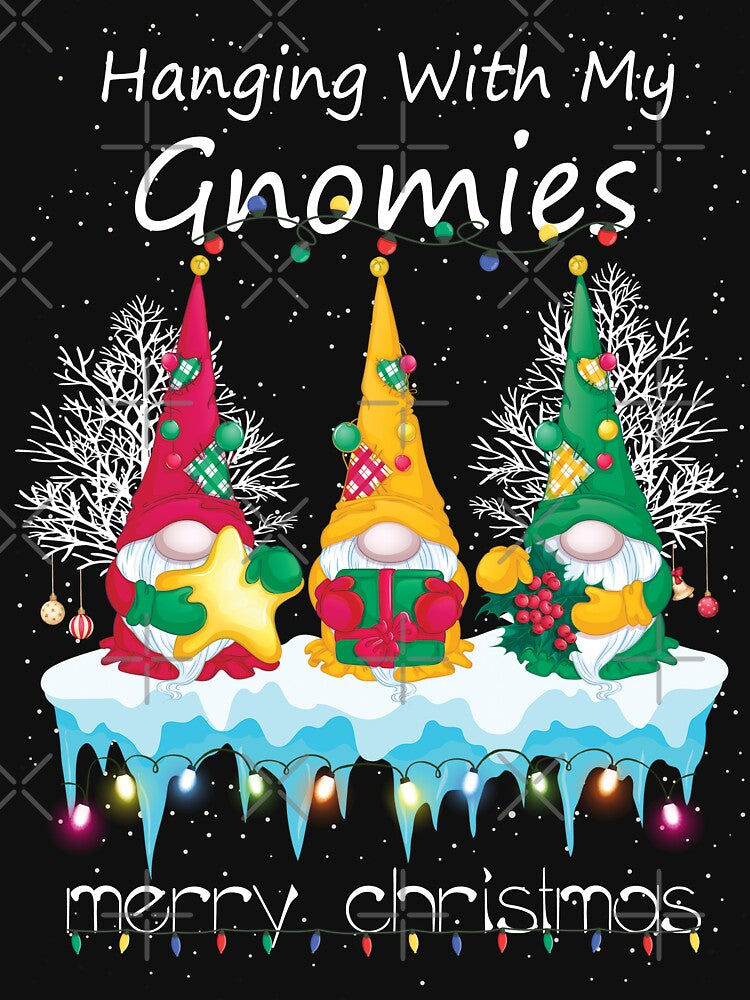 Gnome Christmas - Hanging with My Gnomies Christmas by DavisHasari