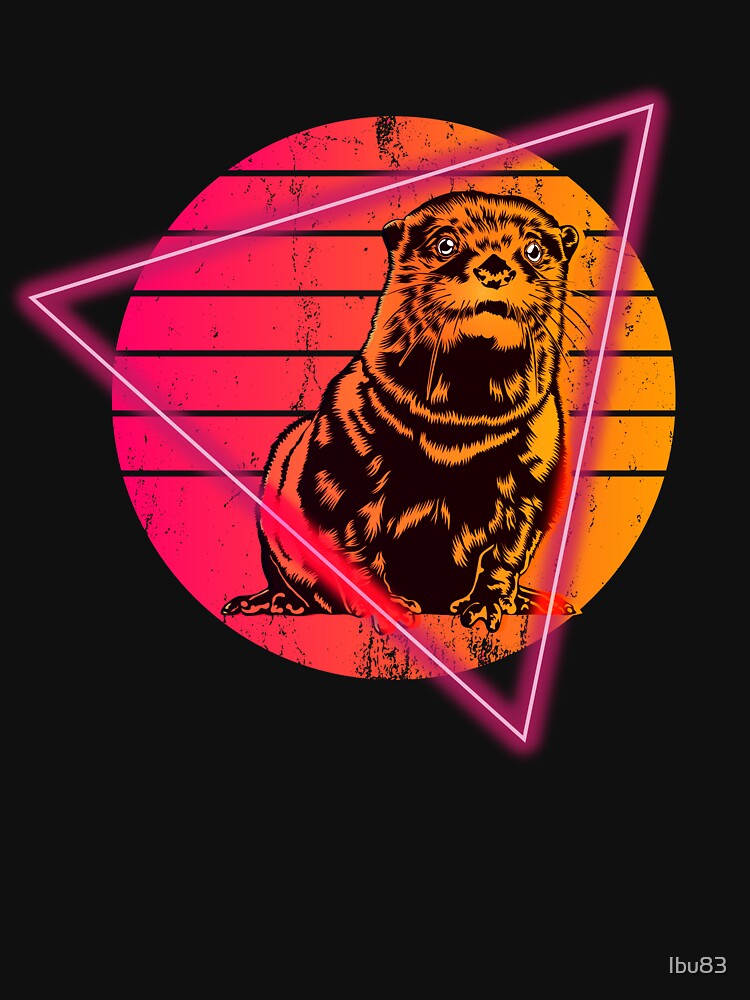 otter vaporwave Vintage sea otter by Ibu83