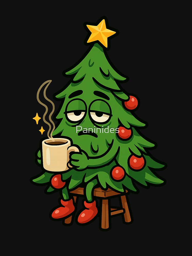 Christmas Tree On Coffee Break by Paninides