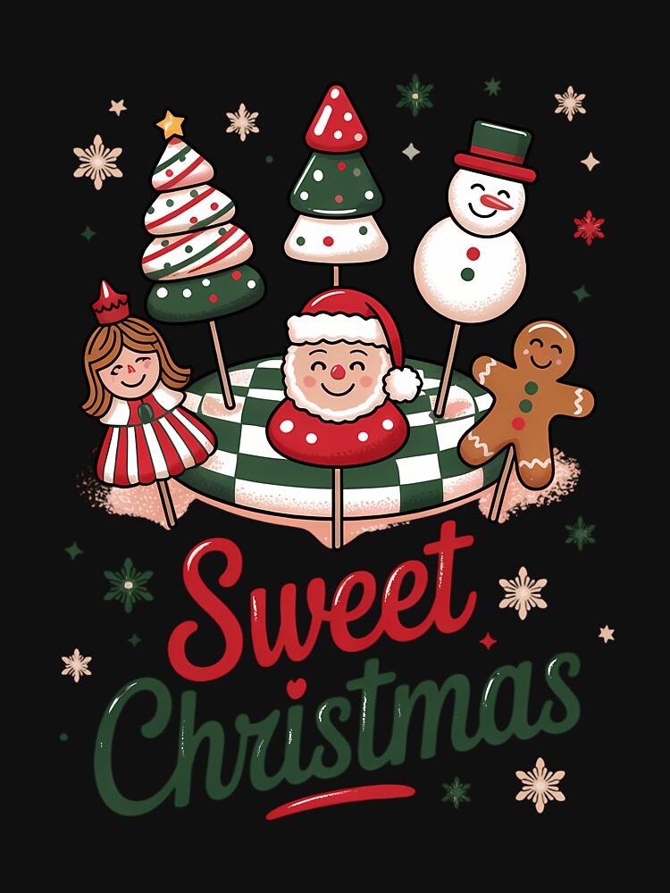 Christmas Candy Xmas Tree Cake Gingerbread by LunaCrazeArt