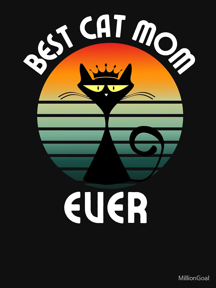 best cat mom ever shirt, funny mothers day cat by MillionGoal