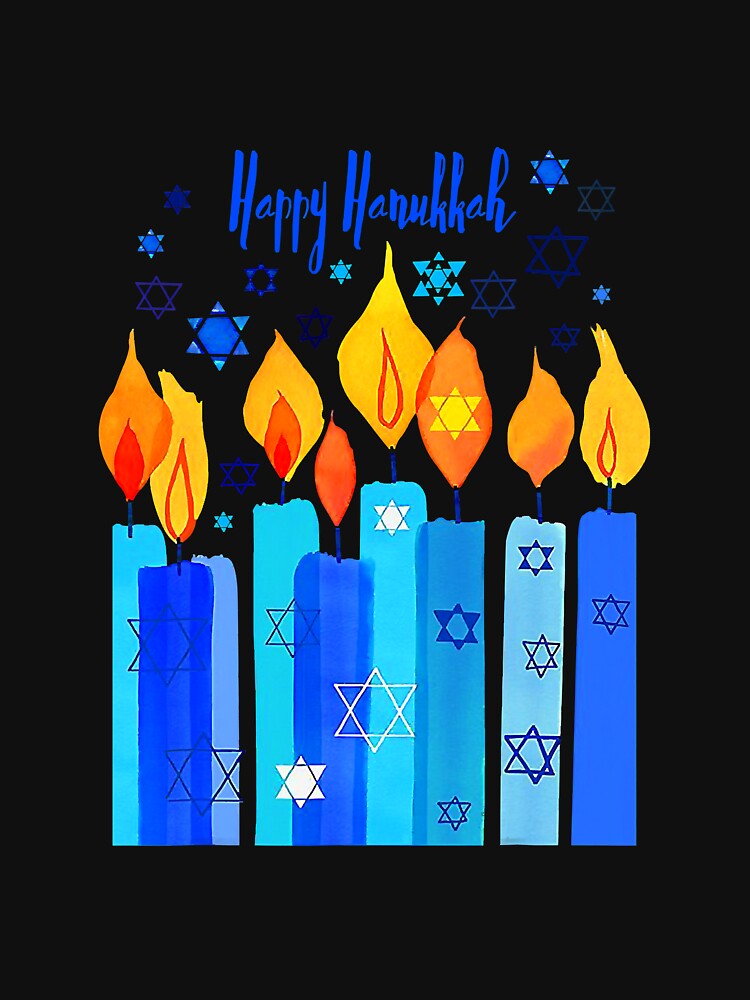 Happy Hanukkah Festival Of Light Star by NeverLoseSF