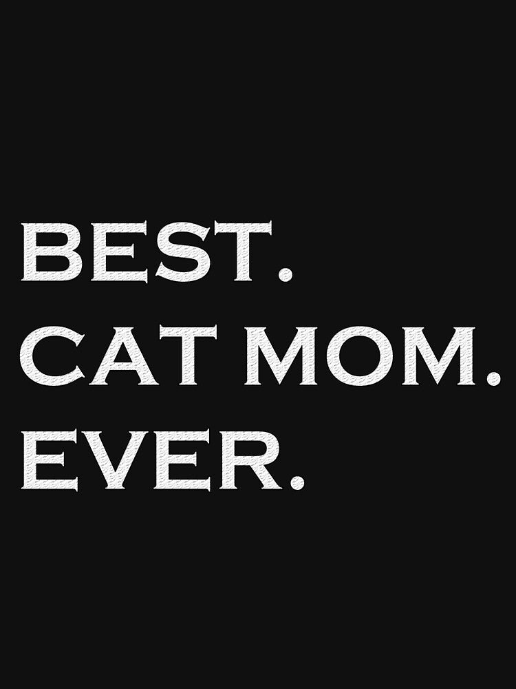 Cat mom by Catsloversdotme