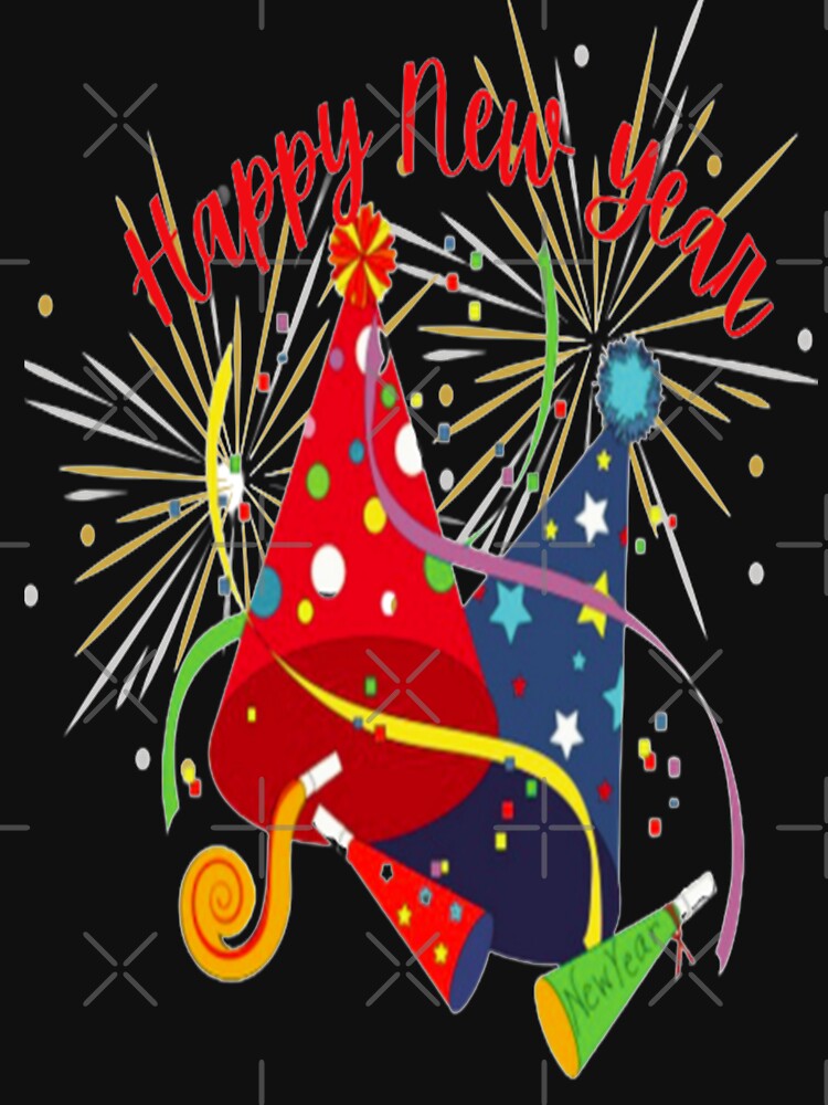 Happy New Year, Cute Hats, Howdy New Year,New Years Celebration, New Years Eve Countdown by Adri Barnard