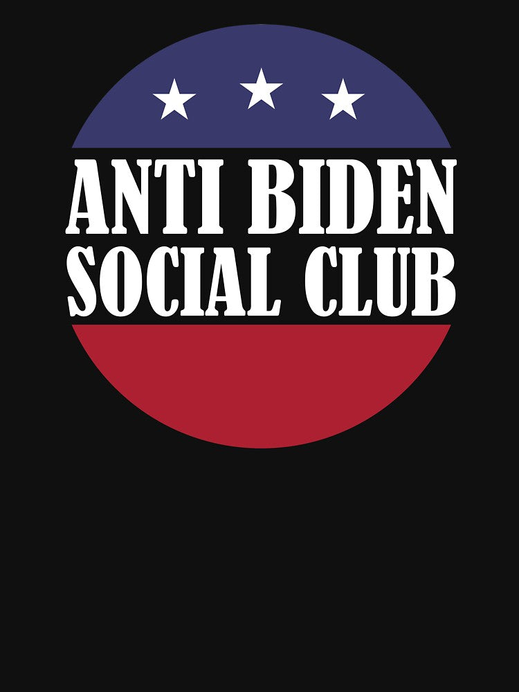 Anti Biden Social Club, American Flag Design by notasimp