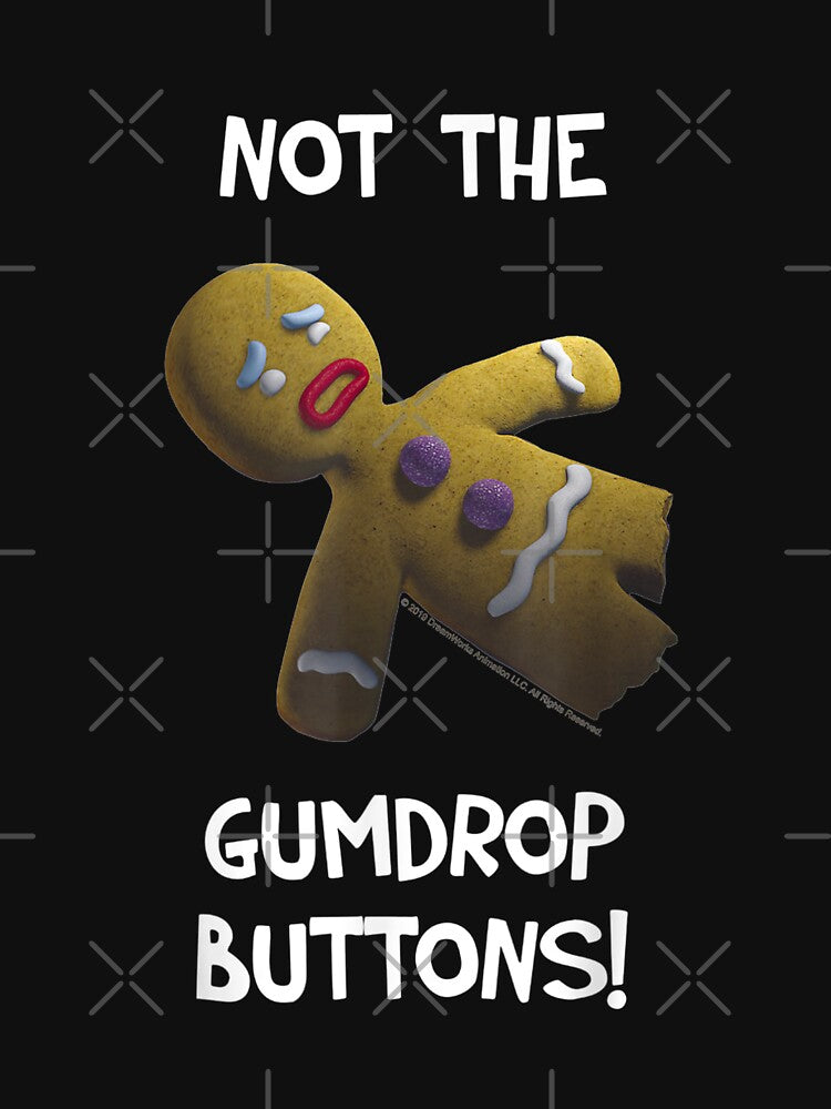 Shrek Gingerbread Man Not The Gumdrop Buttons by bosgrmarjopp95