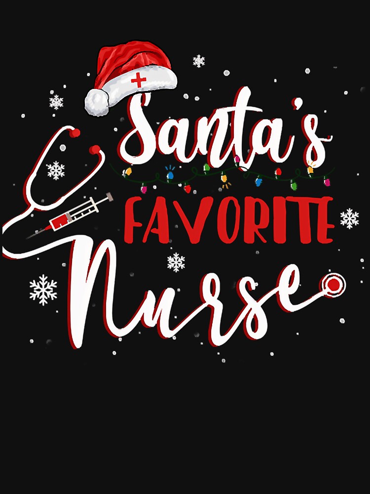 Vintage Classic Nurse Merry Santas Favorite Retro Christmas by Olincristie