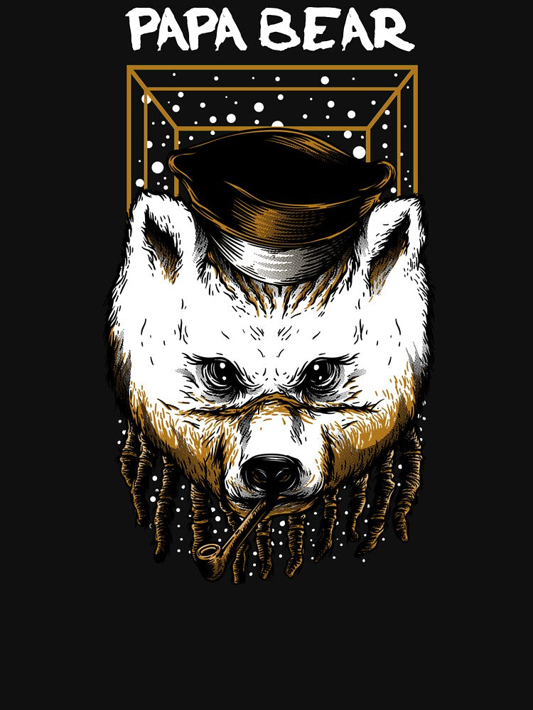 Papa Bear Loving Dad Galaxy by jacks-tees