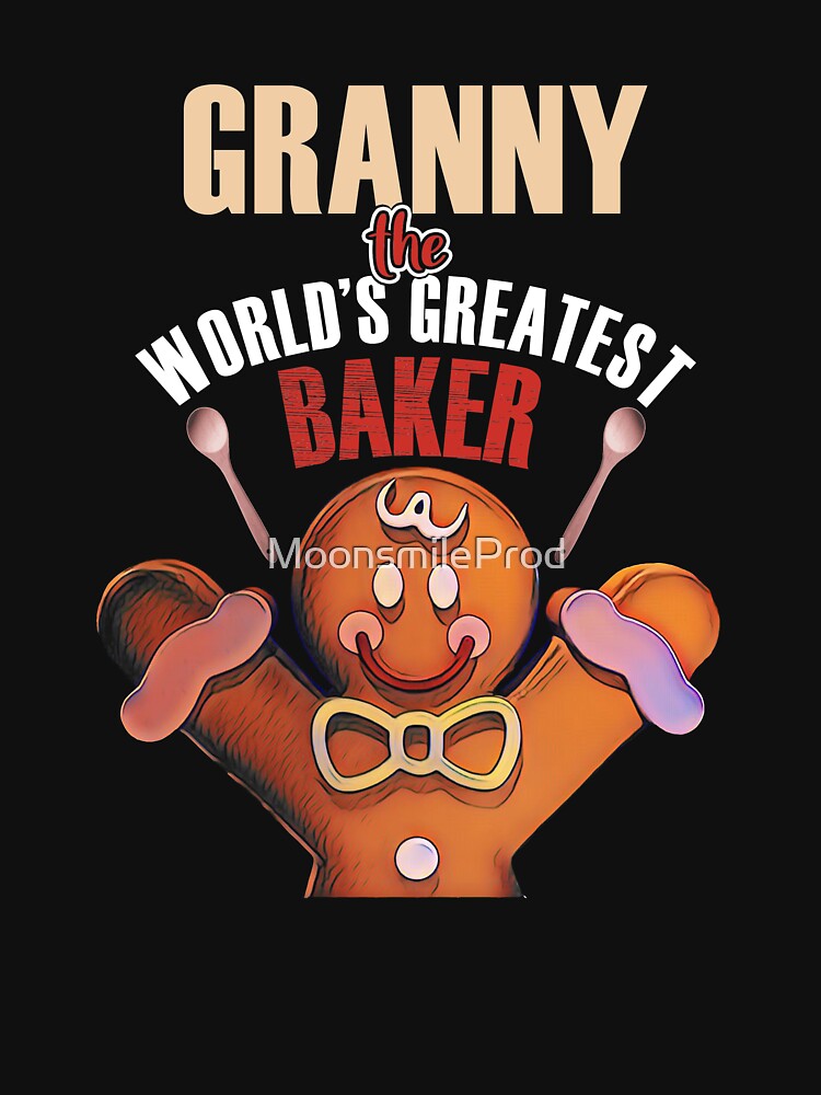 Grandma Holiday Baker - Granny The World's Best Baker by MoonsmileProd