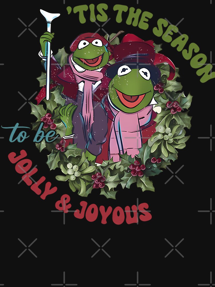 Two Frogs In Winter Clothing Wreath by chichchoebong