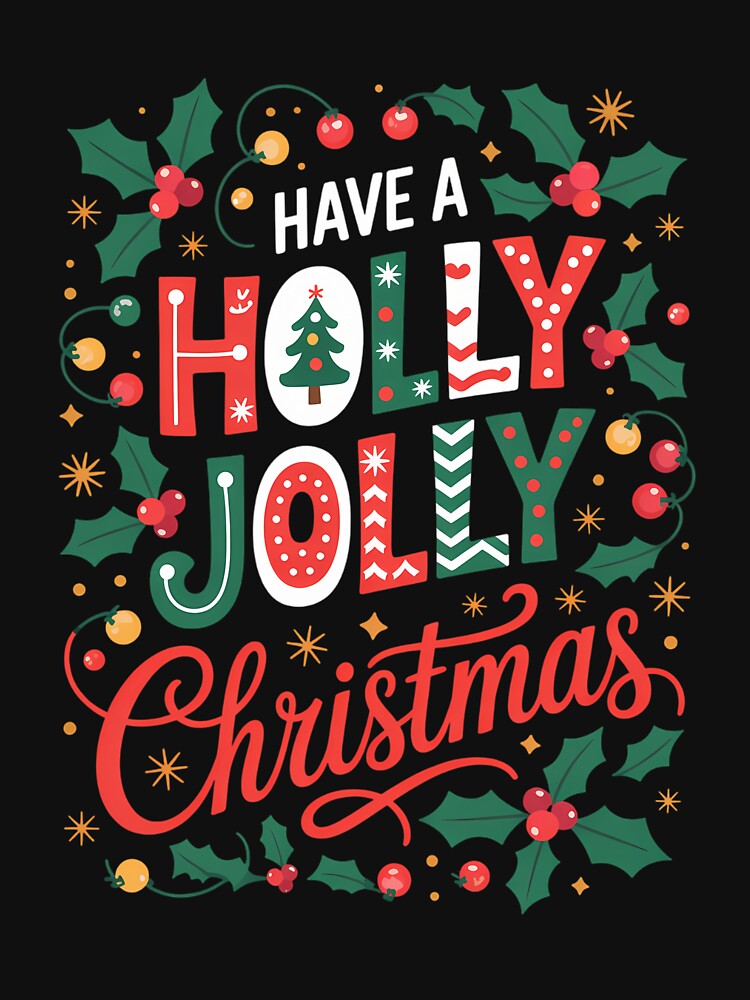 Holly Xmas Jolly Christmas Coquette Vibes by blueyeeti