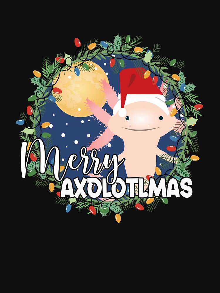 Merry Axolotlmas Axolotl Funny Ugly Christmas Reef by AmariahBlank