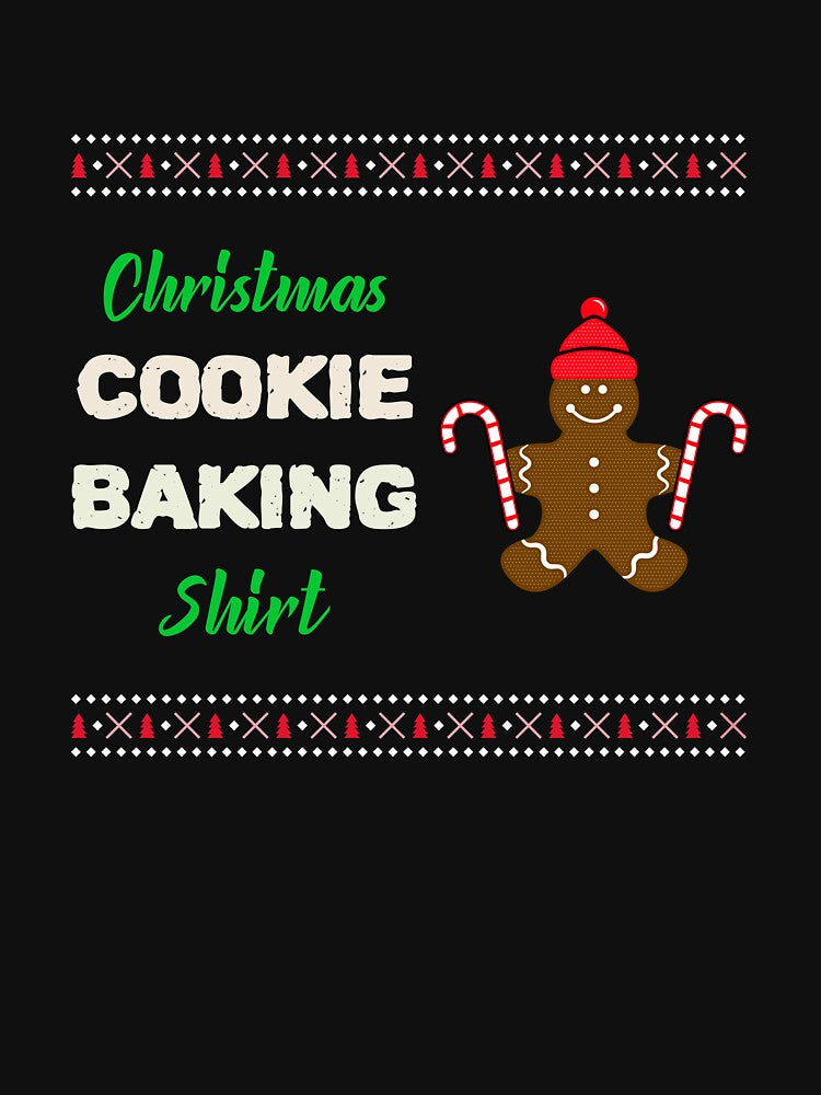 Christmas Cookie Baking Shirt, Cookie Bake Day by DiscGolfTees