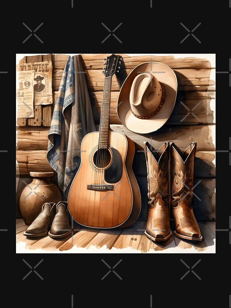 Vintage Western Cowboy in a timeless classic design by TeesNthese