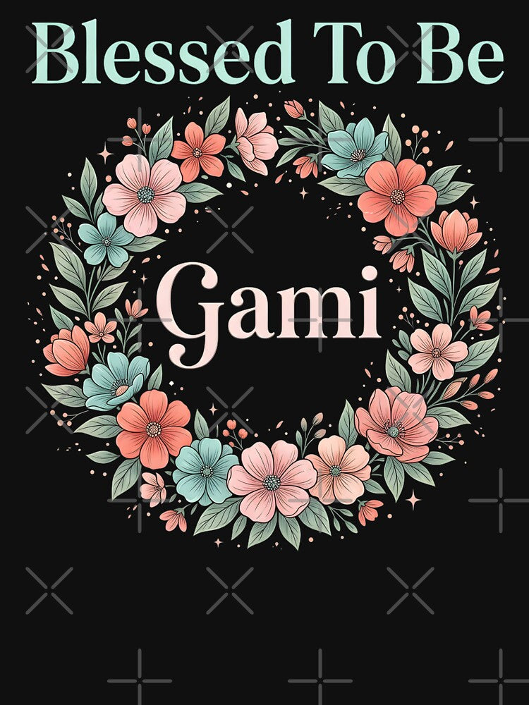 Blessed To Be Gami – Cute Grandma Floral Gift by THREE LITTLE BEANS